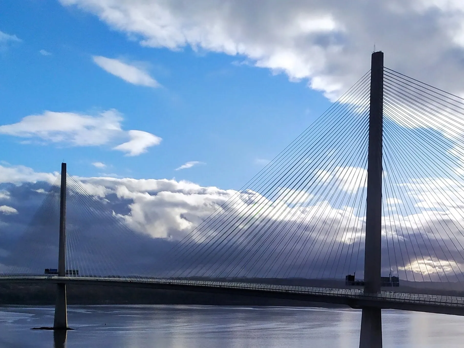 The Queensferry Crossing over the Firth of Forth